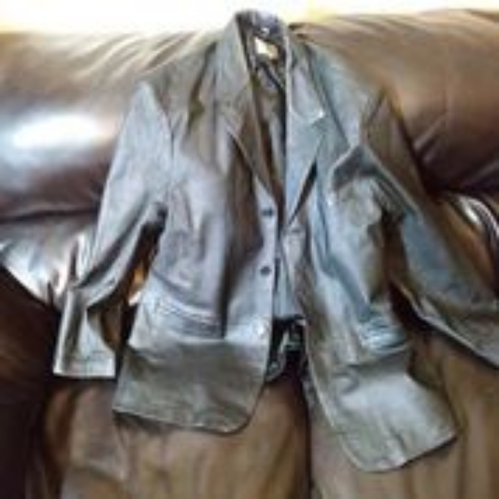 Leather Blazer